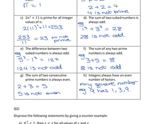 Proof (GCSE and IGCSE)