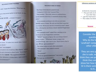 Inference Reading weekly plan for Year 3/4 graded 'outstanding' for the first lesson