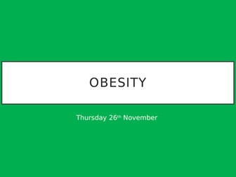 AQA GCSE PE Obesity