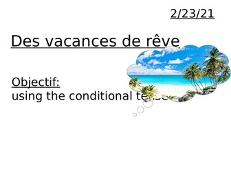 Studio AQA GCSE Module 5 le grand large des vacances de rêve dream holiday