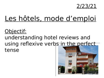 Studio AQA GCSE Module 5 le grand large les hôtels mode d'emploi