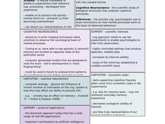 The Cognitive Approach