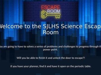 Science themed Escape Room