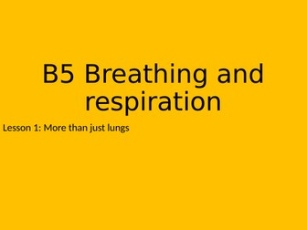 Lung structure and function  - KS3 1/16