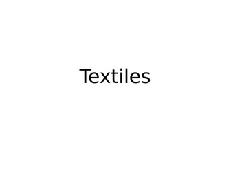 GCSE - Textiles