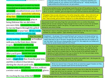 Poppies by Jane Weir - AQA Power and Conflict - poem analysis