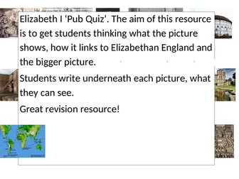 Elizabethan England - Revision resourses