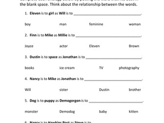 Stranger Things analogies