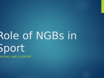 SS RO51 LO4- National Governing Bodies