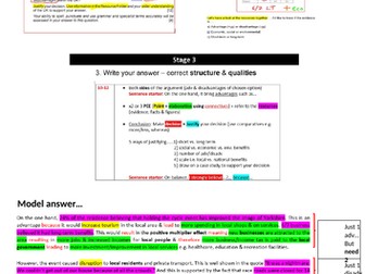 Eduqas GCSE Geography 12 Marker Guide