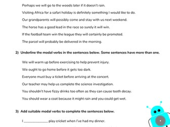 Degrees of possibility using adverbs and modal verbs