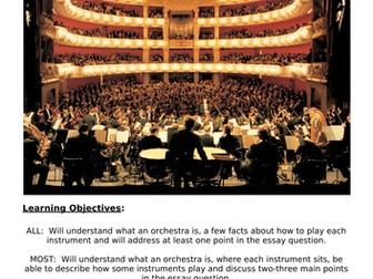 Year 7 Literacy and Music project