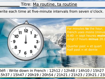 Dynamo 2 Module 4 Ma routine, ta routine Unit 3