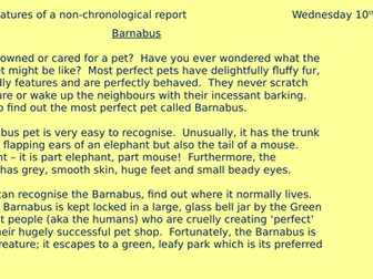 The Barnabus Project KS2 planning and resources