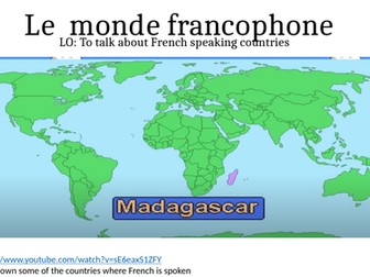 Le monde francophone - Quel pays voudrais-tu visiter?