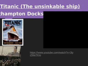 Newsround report on sinking of the Titanic