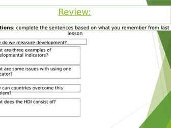 Inequalities between countries
