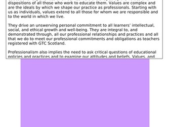 GTCS Standards for Registration - Part 1