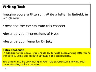 Introduction to Jekyll and Hyde and GCSE - Part 2