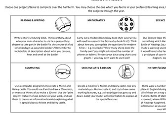 The Normans Homework Project Home Learning