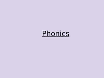 Phonics 'air'