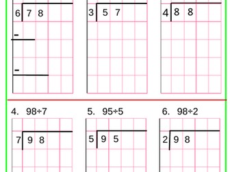 Long Division Worksheets With Answers