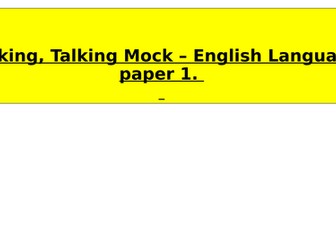 AQA English Language Paper 1 - Walking, Talking Mock