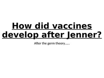 Vaccinations: Pasteur