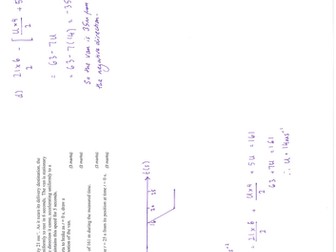 Exam questions on Mechanics (+Solutions)