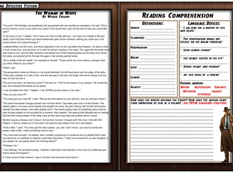 The Woman in White - Reading Comprehension - Detective Fiction