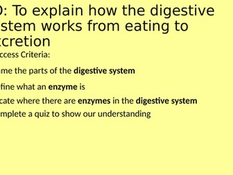 Digestive system - Nutrition and Digestion