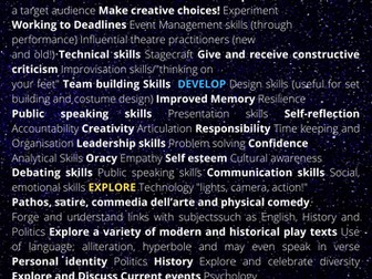 Reasons to Study Drama Poster