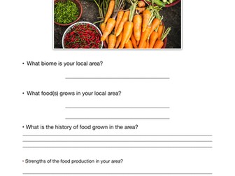 Biomes and Food Security