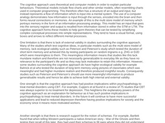 cognitive approach 16 marker A*