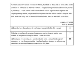 Writing - Class Activities/Test