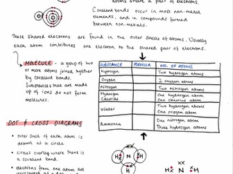 Covalent Bonding - AQA GCSE Chemistry