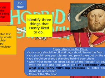 KS3 Henry's Big Problem