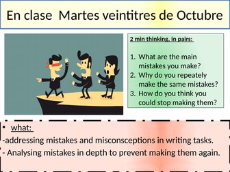 year 10- Common mistakes and misconceptions (Spanish)