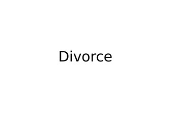 AQA Sociology A-Level: divorce lesson powerpoint