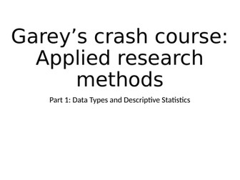 descriptive statistics