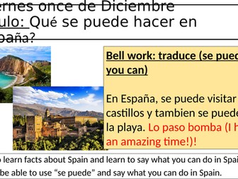 year 8- Spanish culture+ se puede