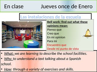 year 10 - las instalaciones de la escuela