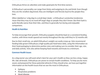 Prancer the Dog AQA English Language Paper 2