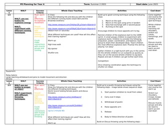 Mini Olympics PE Planning
