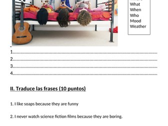 y10-11 El tiempo Libre Worksheet