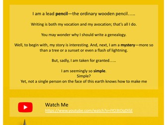 I, Pencil - Economics Introduction