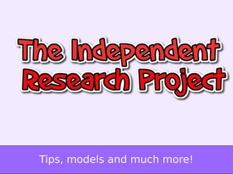IRP - Independent research project