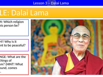KS3 - Inspirational Leaders // Dalai Lama