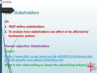 Stakeholders