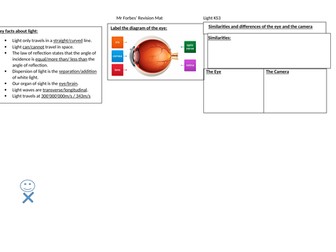 KS3 Light Revision Mat - Year 7